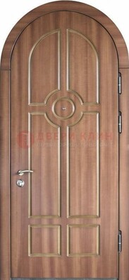 Арочная дверь с отделкой массивом ДА-35 в Реутове