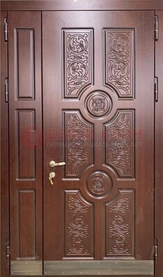 Парадная металлическая дверь с узором ДПР-74 в Реутове