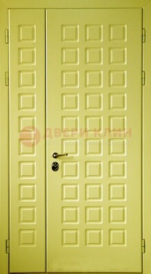 Салатовая тамбурная дверь ДТМ-28 в Реутове