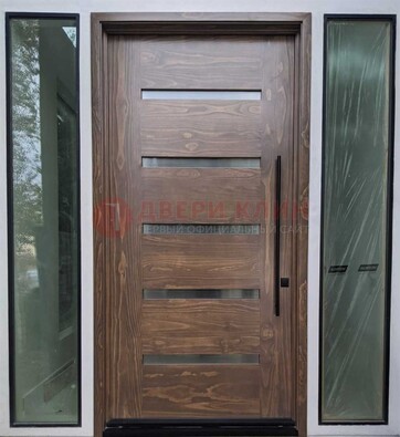 Железная дверь с виноритом и фрамугами ДВТ-189 в Реутове