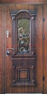 Входная дверь Дверь с виноритом снаружи и МДФ внутри ДВТ-73 в Реутове