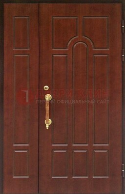 Стальная полуторная дверь для частного дома ПЛ-13 в Реутове