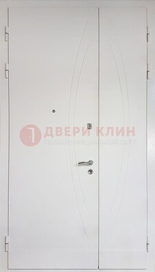 Современная полуторная стальная дверь с МДФ панелью ПЛ-25 в Реутове